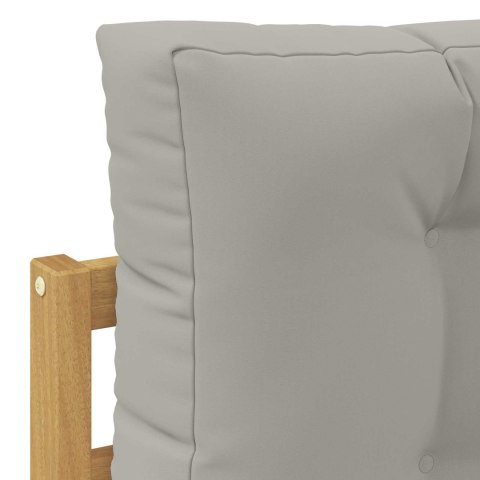 Zestaw sof na zewnątrz Biały 79 x 79 x 37 cm Poliester