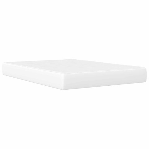 Ramka łóżka Z zagłówkiem Biały 120 x 200 cm Ekoskóra