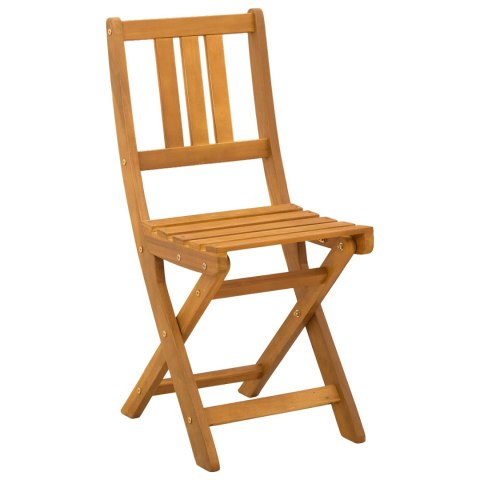 Krzesła Bistro na Zewnątrz 8 pcs kremowobiały 38 x 46 x 85 cm