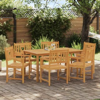 Krzesła ogrodowe 6 pcs naturalny Lite Drewno Akacji