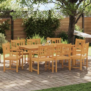 Krzesła ogrodowe 8 pcs naturalny Lite Drewno Akacji