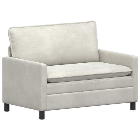 Zestaw Sof 2 pcs kremowy Welur