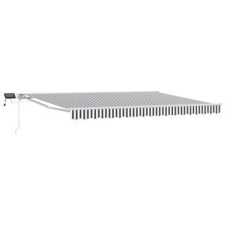 Ręczny ramowy zewnętrzny markizowy z LED 4 x 2 m