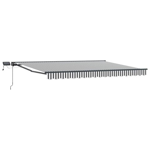 Ręczny ramowy zewnętrzny markizowy z LED 4 x 2 m