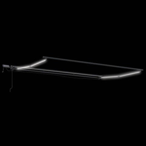 Ręczny ramowy zewnętrzny markizowy z LED 4 x 2 m