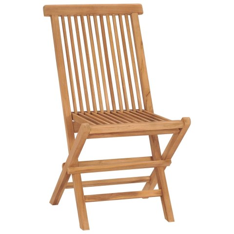 Zestaw Bistro Ogrodowego 3 pcs Brązowy Drewno Teakowe