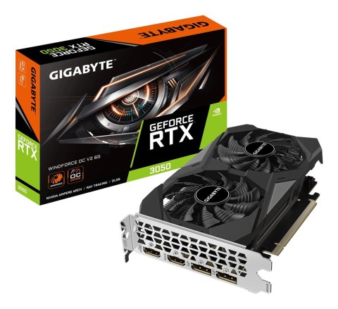 Karta graficzna Gigabyte GeForce RTX 3050 WINDFORCE OC 6GB (WYPRZEDAŻ)