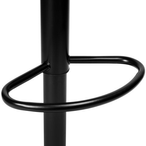 Krzesło barowe CYDRO BLACK welurowe ciemnozielone VELVET