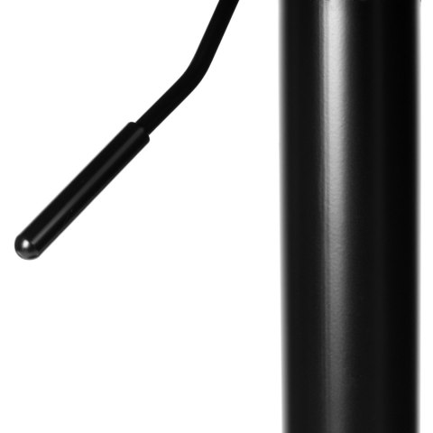 Krzesło barowe CYDRO BLACK welurowe ciemnozielone VELVET