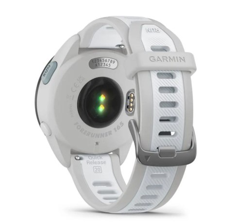Zegarek Garmin Forerunner 165, 43mm AMOLED Whitestone
