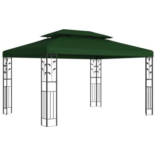 Altana 3,97 x 2,96 x 2,68 m zielony Poliester i Stal