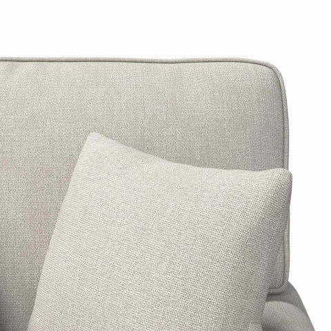 Chaise Lounge z Fartuszkiem kremowy 157 x 91 x 91 cm ARES