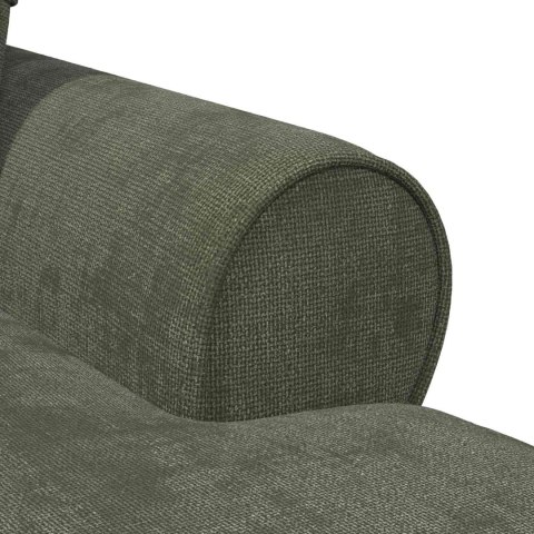 Chaise Lounge z Fartuszkiem zielony 157 x 91 x 91 cm ARES
