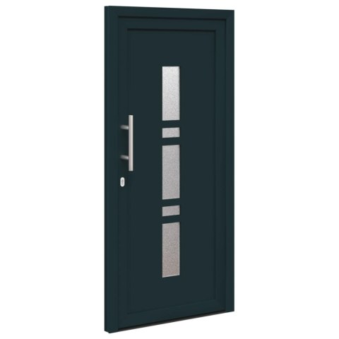 Drzwi Frontowe antracytowy 108 x 208 cm PVC