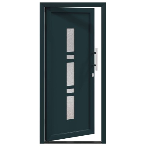 Drzwi Frontowe antracytowy 108 x 208 cm PVC