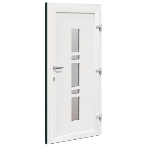 Drzwi Frontowe antracytowy 108 x 208 cm PVC