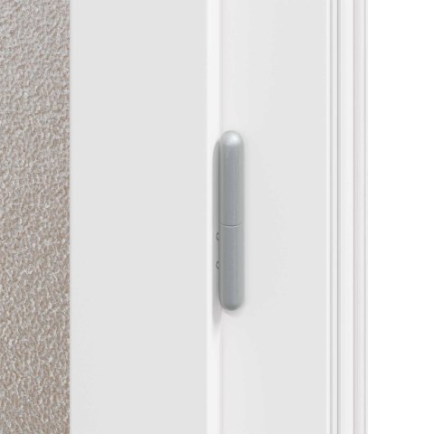 Drzwi Wejściowe Boczne Biały 98 x 198 cm PVC