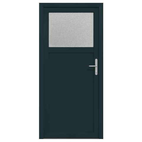 Drzwi Wejściowe Boczne antracytowy 88 x 198 cm PVC