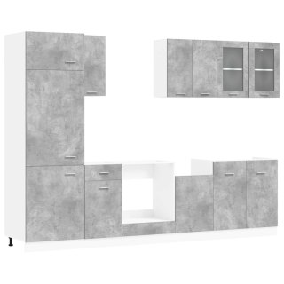 Jednostka kuchenna Lyon 8 pcs Betonowy szary