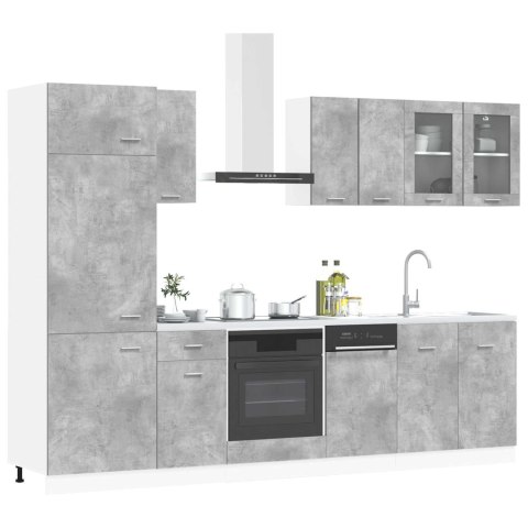 Jednostka kuchenna Lyon 8 pcs Betonowy szary