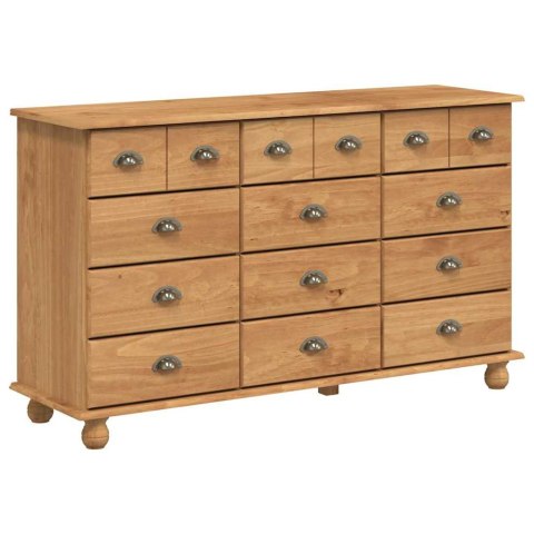 Komoda ASKIM Brązowy 79 x 40 x 133,5 cm Lite drewno sosnowe