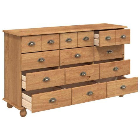 Komoda ASKIM Brązowy 79 x 40 x 133,5 cm Lite drewno sosnowe