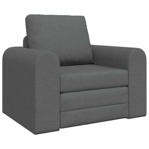 Sofa Bed Ciemnoszary 98 x 71 x 83 cm tkanina