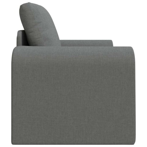 Sofa Bed Ciemnoszary 98 x 71 x 83 cm tkanina