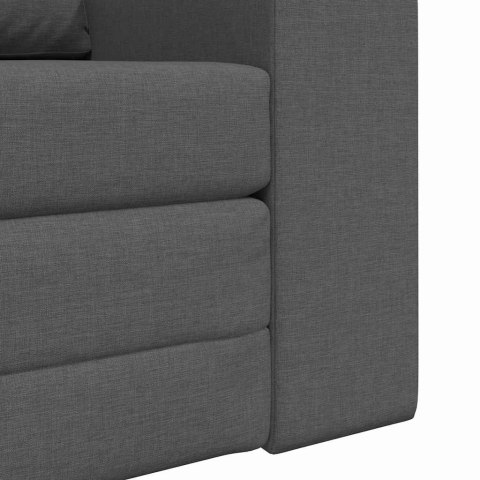 Sofa Bed Ciemnoszary 98 x 71 x 83 cm tkanina