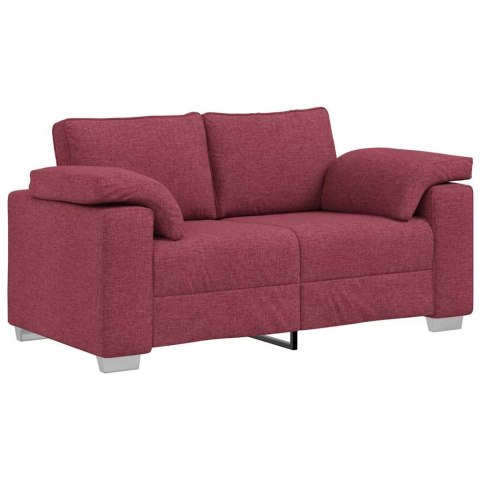 Sofa dwuosobowa Czerwone wino 160 cm tkanina