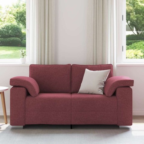 Sofa dwuosobowa Czerwone wino 160 cm tkanina