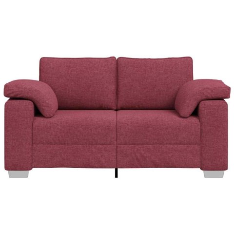Sofa dwuosobowa Czerwone wino 160 cm tkanina