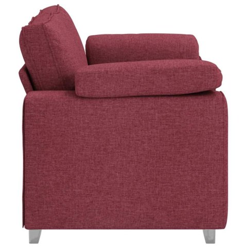 Sofa dwuosobowa Czerwone wino 160 cm tkanina
