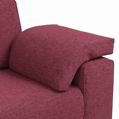 Sofa dwuosobowa Czerwone wino 160 cm tkanina