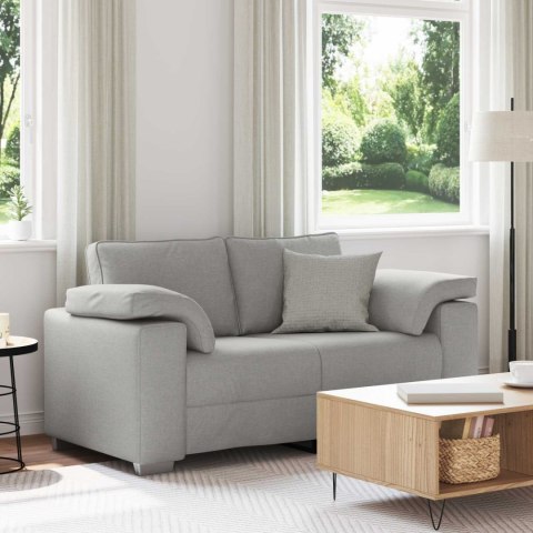 Sofa dwuosobowa Szary chmur 160 cm tkanina