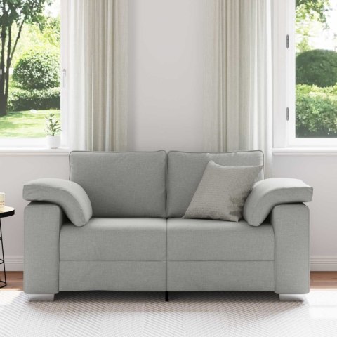 Sofa dwuosobowa Szary chmur 160 cm tkanina