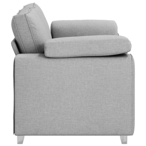 Sofa dwuosobowa Szary chmur 160 cm tkanina