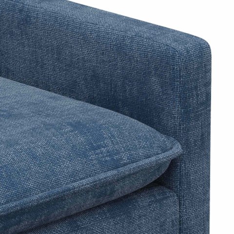 Sofa niebieski 156 x 81 x 87,5 cm Poliester