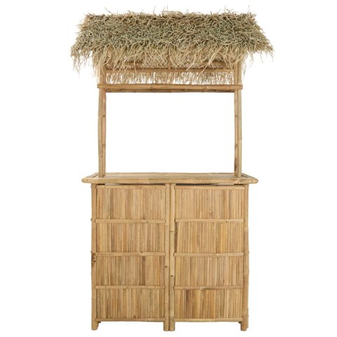 Stół barowy na zewnątrz Naturalny 115 x 95 x 215 cm Bambus