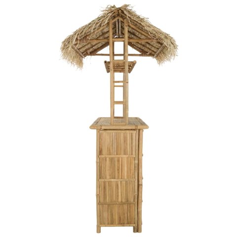Stół barowy na zewnątrz Naturalny 115 x 95 x 215 cm Bambus