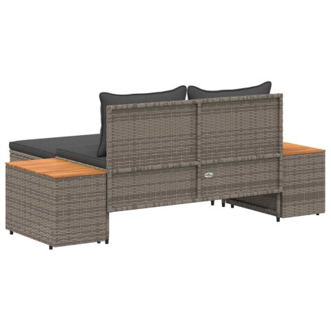 Zestaw sof na zewnątrz 4 -Seater 4 pcs 55 x 30 x 39 cm