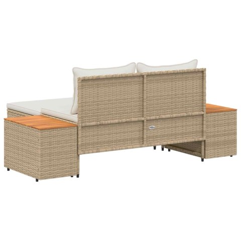 Zestaw sof na zewnątrz 4 -Seater 4 pcs 55 x 30 x 39 cm