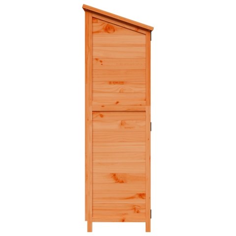 Shed ogrodowy brązowy 106 x 56 x 176,5 cm Drewno inżynieryjne