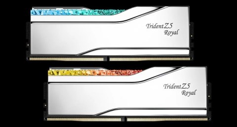 G.SKILL TRIDENT Z5 ROYAL RGB DDR5 2X16GB 6000MHZ CL28 SILVER F5-6000J2836G16GX2-TR5S