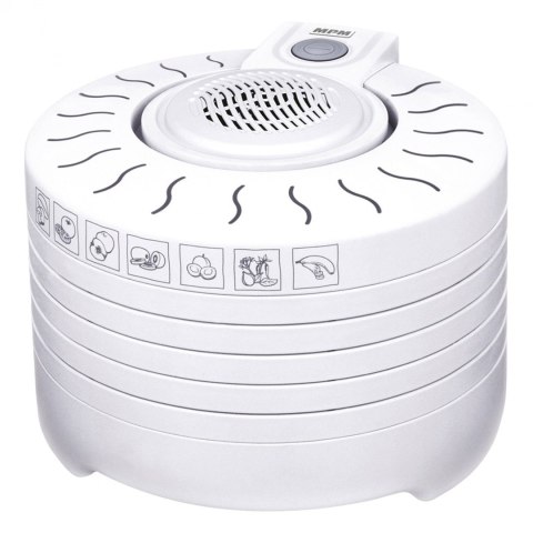 Suszarka do grzybów MPM MSG-01 biała, 5 sit, BBA free, 250W