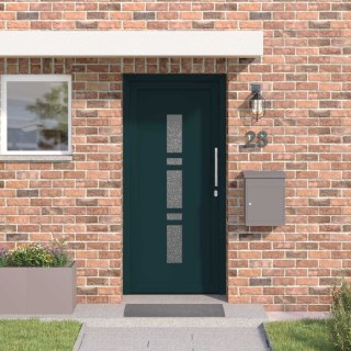 Drzwi Frontowe antracytowy 88 x 200 cm PVC