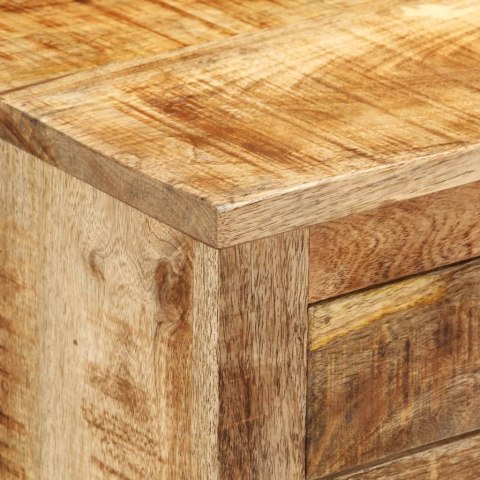 Komoda, 80x30x65 cm, lite, surowe drewno mango