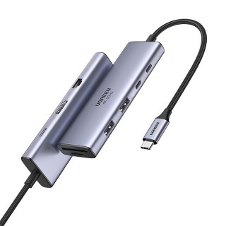 Hub USB-C UGREEN CM498 9-portowy PD 100W