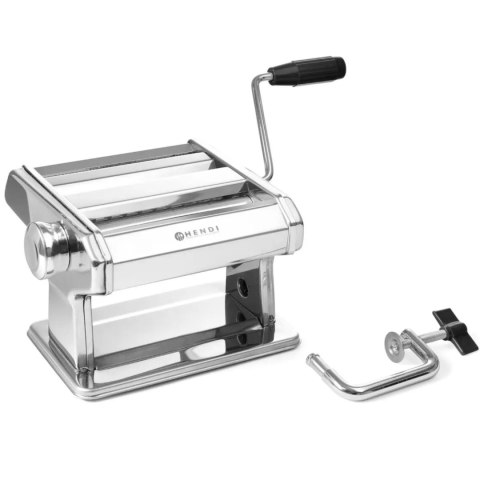 Ręczna maszynka urządzenie do makaronu tagliatelle fettuccine do 140mm Hendi 224830