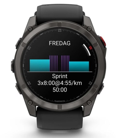 Zegarek Garmin Fenix 8, 51mm AMOLED czarny
